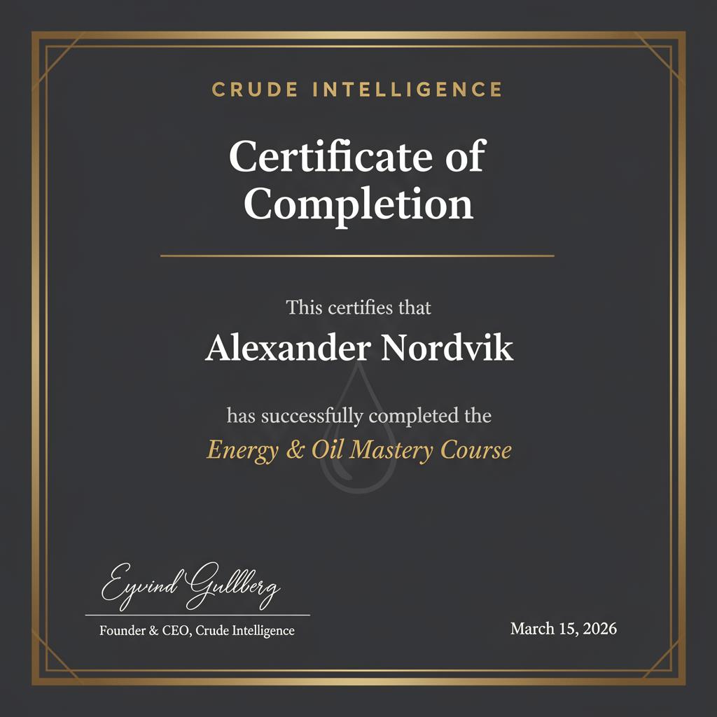 Crude Intelligence — AI-Powered Energy Market Dashboard